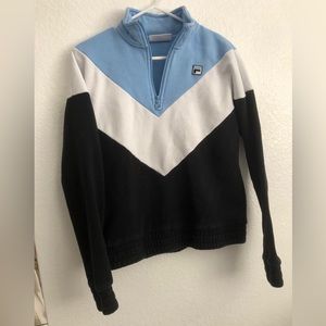 fila quarter zip sweatshirt